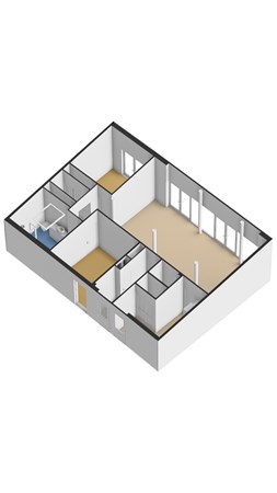 Floorplan - Oeverwalhof 25, 1349 JE Almere